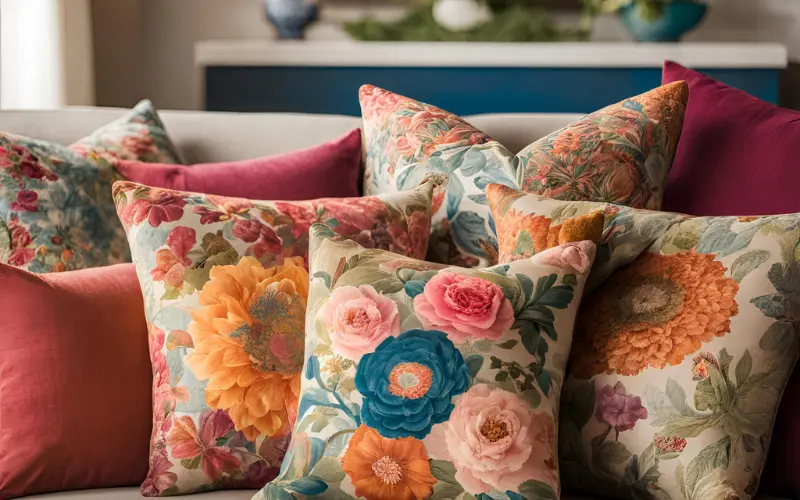 Floral Decorative Pillows