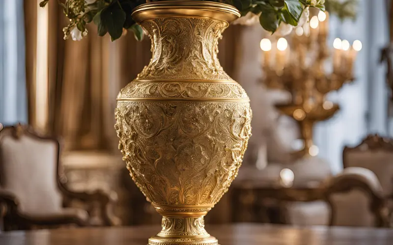 Gilded Decoration on Vase